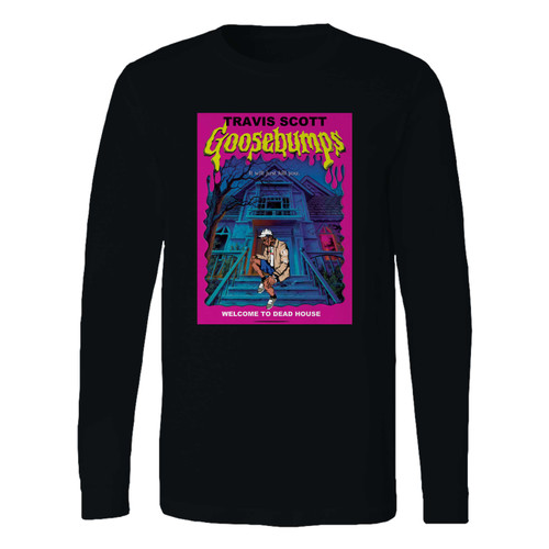 This classic fit travis scott goosebumps long sleeve shirt is casually elegant and very comfortable. With fine quality print to make one stand out, it's a perfect fit for every occasion.