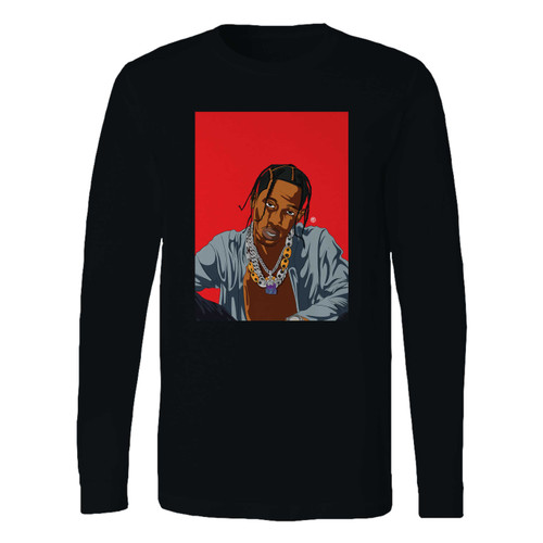 This classic fit travis scott rap hip hop long sleeve shirt is casually elegant and very comfortable. With fine quality print to make one stand out, it's a perfect fit for every occasion.
