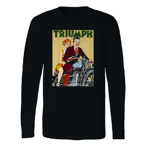 This classic fit triumph motorbikes old antique long sleeve shirt is casually elegant and very comfortable. With fine quality print to make one stand out, it's a perfect fit for every occasion.