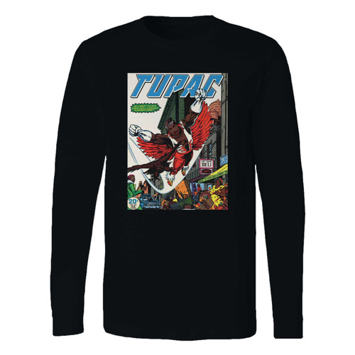 This classic fit tupac shakur comics long sleeve shirt is casually elegant and very comfortable. With fine quality print to make one stand out, it's a perfect fit for every occasion.
