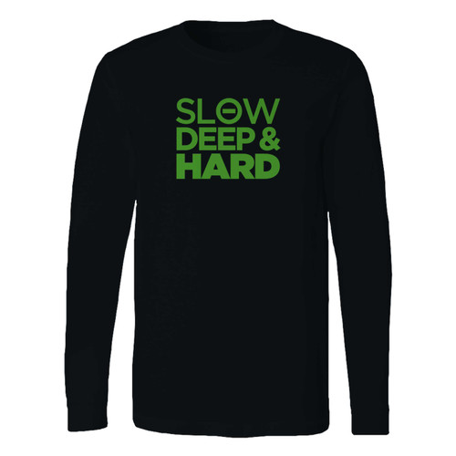 This classic fit type o negative slow deep and hard long sleeve shirt is casually elegant and very comfortable. With fine quality print to make one stand out, it's a perfect fit for every occasion.
