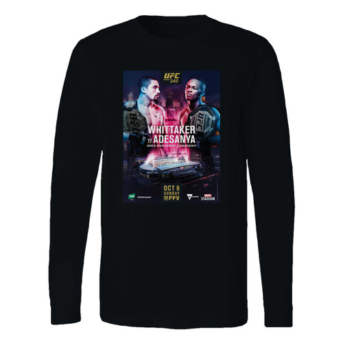 This classic fit ufc whittaker vs adesanya long sleeve shirt is casually elegant and very comfortable. With fine quality print to make one stand out, it's a perfect fit for every occasion.