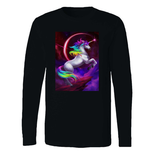 This classic fit unicorn the galaxy long sleeve shirt is casually elegant and very comfortable. With fine quality print to make one stand out, it's a perfect fit for every occasion.