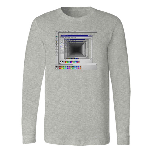 This classic fit vaporwave microsoft paint long sleeve shirt is casually elegant and very comfortable. With fine quality print to make one stand out, it's a perfect fit for every occasion.