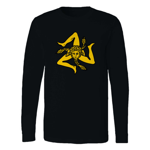 This classic fit vintage sicilian flag moniker la cosa nostra italy long sleeve shirt is casually elegant and very comfortable. With fine quality print to make one stand out, it's a perfect fit for every occasion.