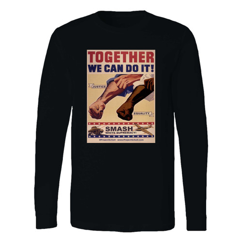 This classic fit we can do it! 2 long sleeve shirt is casually elegant and very comfortable. With fine quality print to make one stand out, it's a perfect fit for every occasion. This classic fit we can do it! 2 long sleeve shirt is casually elegant and very comfortable. With fine quality print to make one stand out, it's a perfect fit for every occasion.