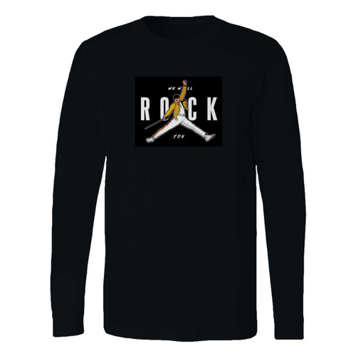 This classic fit we will rock you long sleeve shirt is casually elegant and very comfortable. With fine quality print to make one stand out, it's a perfect fit for every occasion.