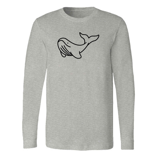 This classic fit whale cute fish animal long sleeve shirt is casually elegant and very comfortable. With fine quality print to make one stand out, it's a perfect fit for every occasion.