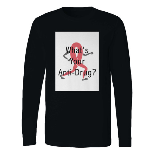 This classic fit whatqxs my anti drug long sleeve shirt is casually elegant and very comfortable. With fine quality print to make one stand out, it's a perfect fit for every occasion.