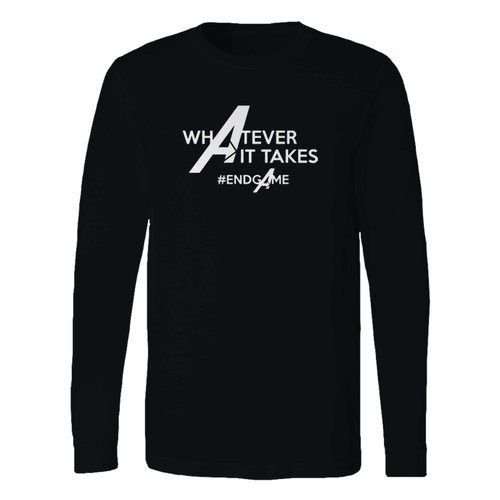 This classic fit whatever it takes endgame marvel avengers long sleeve shirt is casually elegant and very comfortable. With fine quality print to make one stand out, it's a perfect fit for every occasion.