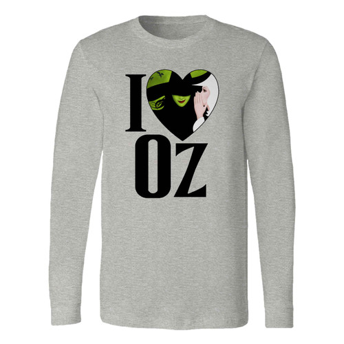 This classic fit wicked i love oz musical long sleeve shirt is casually elegant and very comfortable. With fine quality print to make one stand out, it's a perfect fit for every occasion.