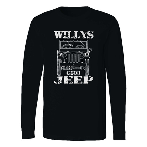 This classic fit willys jeep long sleeve shirt is casually elegant and very comfortable. With fine quality print to make one stand out, it's a perfect fit for every occasion.
