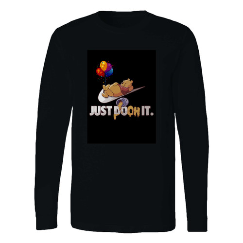 This classic fit winnie the pooh balloon just pooh it long sleeve shirt is casually elegant and very comfortable. With fine quality print to make one stand out, it's a perfect fit for every occasion.