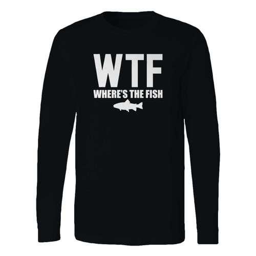 This classic fit wtf whereqxs the fish long sleeve shirt is casually elegant and very comfortable. With fine quality print to make one stand out, it's a perfect fit for every occasion.