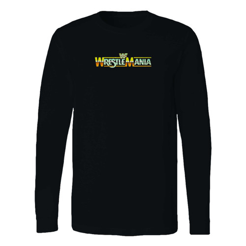 This classic fit wwe wrestlemania logo inspired long sleeve shirt is casually elegant and very comfortable. With fine quality print to make one stand out, it's a perfect fit for every occasion.
