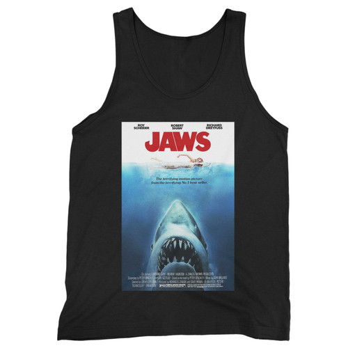 Our cotton jaws inspired men tank top is perfect for those intense workouts in the gym, at practice or pickup games.