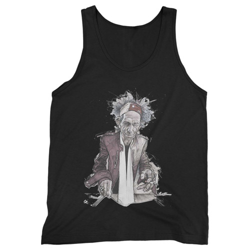 Our cotton keith richards art inspired men tank top is perfect for those intense workouts in the gym, at practice or pickup games.