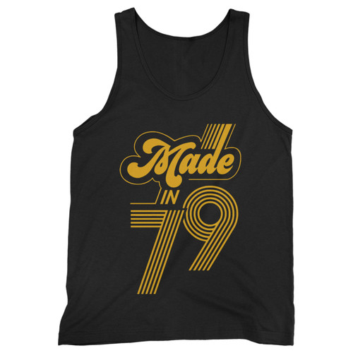 Our cotton made in 1979 men tank top is perfect for those intense workouts in the gym, at practice or pickup games.