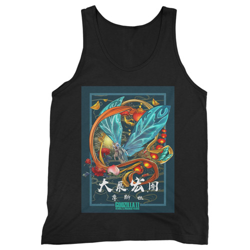 Our cotton mothra godzilla king of monsters art men tank top is perfect for those intense workouts in the gym, at practice or pickup games.