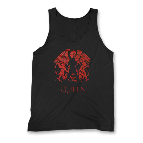 Our cotton queen freddie mercury logo men tank top is perfect for those intense workouts in the gym, at practice or pickup games.
