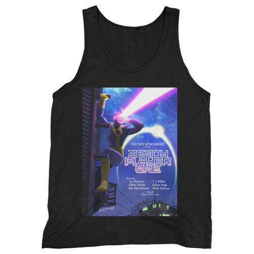 Our cotton ready player one movie men tank top is perfect for those intense workouts in the gym, at practice or pickup games.