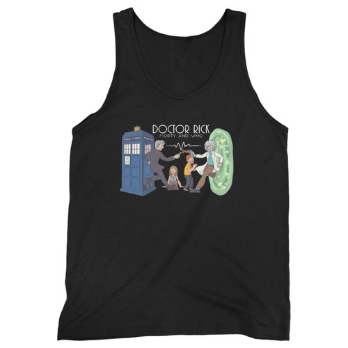 Our cotton rick and morty doctor who combo inspired men tank top is perfect for those intense workouts in the gym, at practice or pickup games.