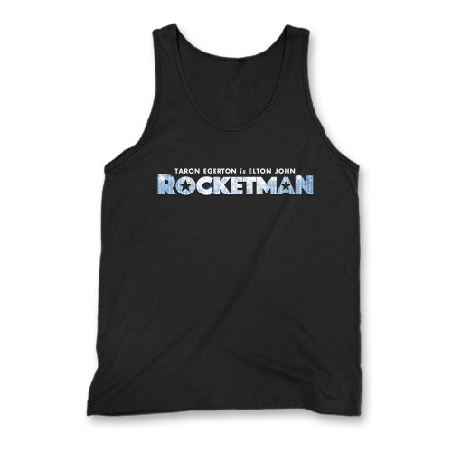 Our cotton rocketman logo cinema men tank top is perfect for those intense workouts in the gym, at practice or pickup games.