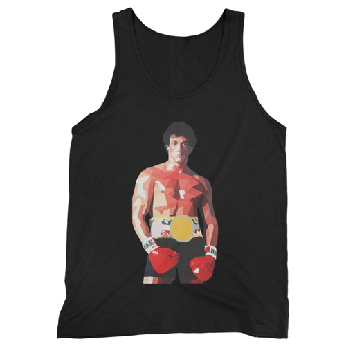 Our cotton rocky movie rocky balboa world champion mosaic inspired men tank top is perfect for those intense workouts in the gym, at practice or pickup games.