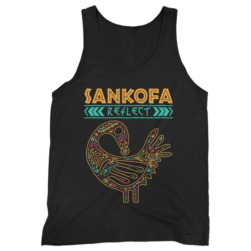Our cotton sankofa african bird symbol for black history month inspired men tank top is perfect for those intense workouts in the gym, at practice or pickup games.