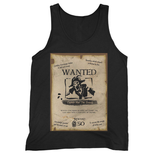 Our cotton sea of thieves wanted pirate men tank top is perfect for those intense workouts in the gym, at practice or pickup games.
