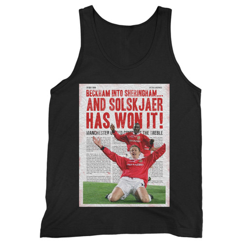 Our cotton solskjaer 1999 champions league men tank top is perfect for those intense workouts in the gym, at practice or pickup games.
