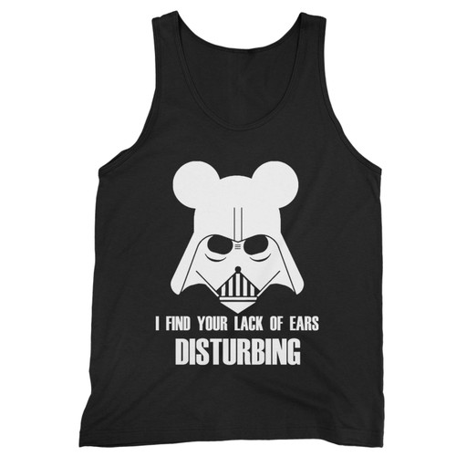 Our cotton star wars darth vader mickey ears men tank top is perfect for those intense workouts in the gym, at practice or pickup games.