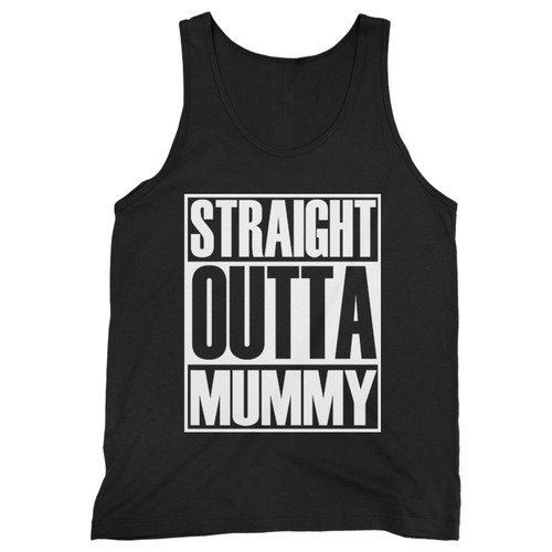 Our cotton straight outta mummy men tank top is perfect for those intense workouts in the gym, at practice or pickup games.