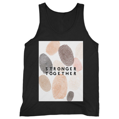 Our cotton stronger together men tank top is perfect for those intense workouts in the gym, at practice or pickup games.