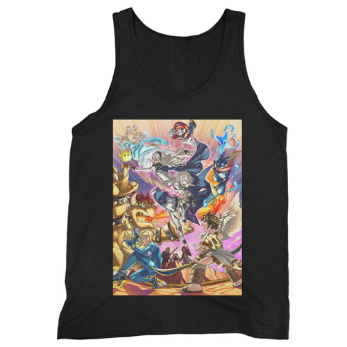 Our cotton super smash bros nintendo men tank top is perfect for those intense workouts in the gym, at practice or pickup games.