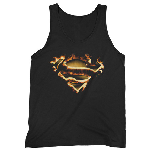 Our cotton superman fire logo 2 men tank top is perfect for those intense workouts in the gym, at practice or pickup games.