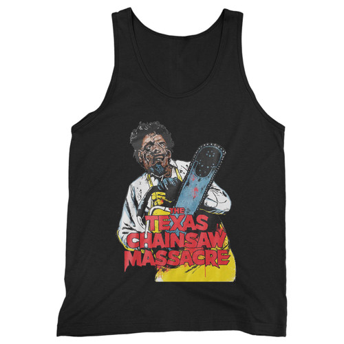 Our cotton texas chainsaw massacre illustration inspired men tank top is perfect for those intense workouts in the gym, at practice or pickup games.