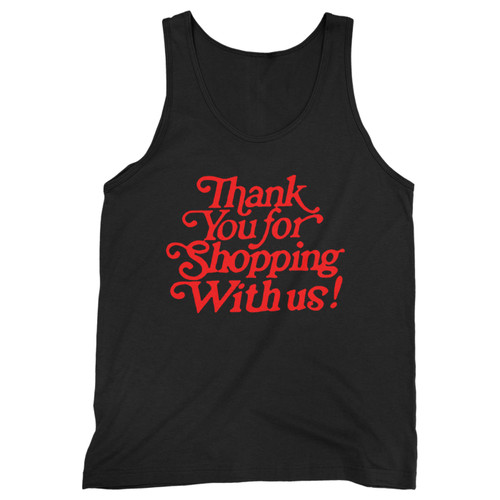 Our cotton thank you for shopping! men tank top is perfect for those intense workouts in the gym, at practice or pickup games.