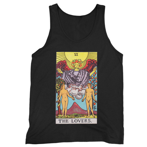 Our cotton the lovers tarot card men tank top is perfect for those intense workouts in the gym, at practice or pickup games.