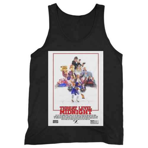 Our cotton the office threat level midnight men tank top is perfect for those intense workouts in the gym, at practice or pickup games.