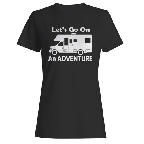 These are lets go on an adventure women t shirt that are cute tied to the side or paired with a cardigan or jacket for a more styled look. So comfy and classic, they are sure to make your vacation extra magical.