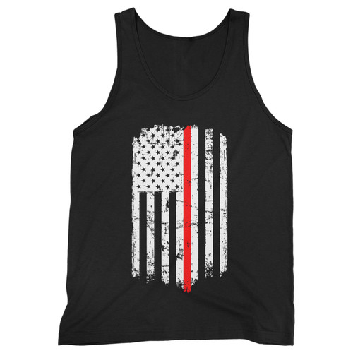 Our cotton thin red line american flag men tank top is perfect for those intense workouts in the gym, at practice or pickup games.