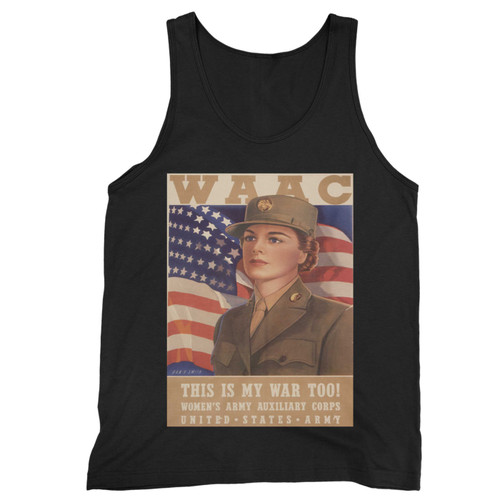 Our cotton this is my war too waac ww2 recruiting 1 men tank top is perfect for those intense workouts in the gym, at practice or pickup games.