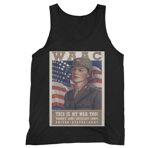 Our cotton this is my war too waac ww2 recruiting 2 men tank top is perfect for those intense workouts in the gym, at practice or pickup games.