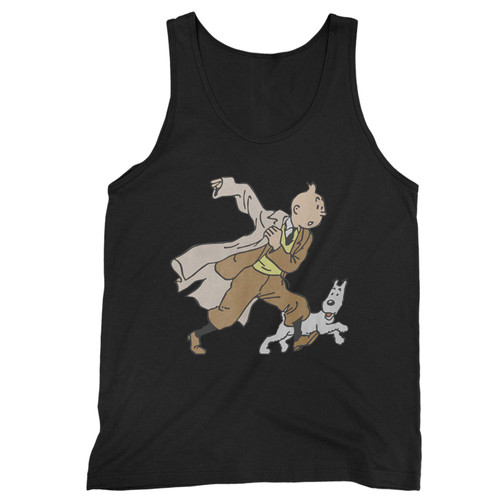 Our cotton tintin and snowy men tank top is perfect for those intense workouts in the gym, at practice or pickup games.