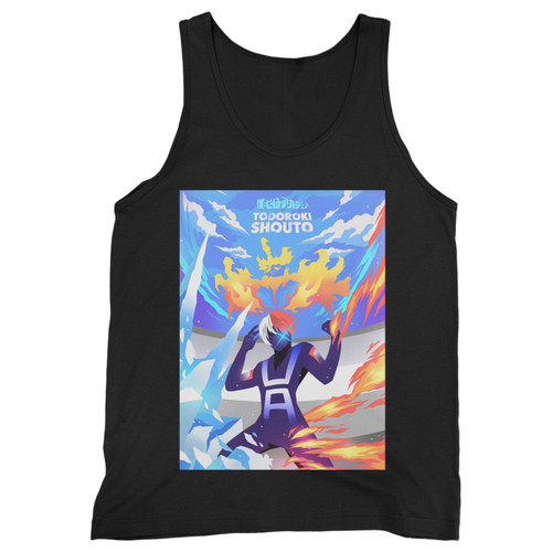 Our cotton todoroki shouto my hero academia men tank top is perfect for those intense workouts in the gym, at practice or pickup games.