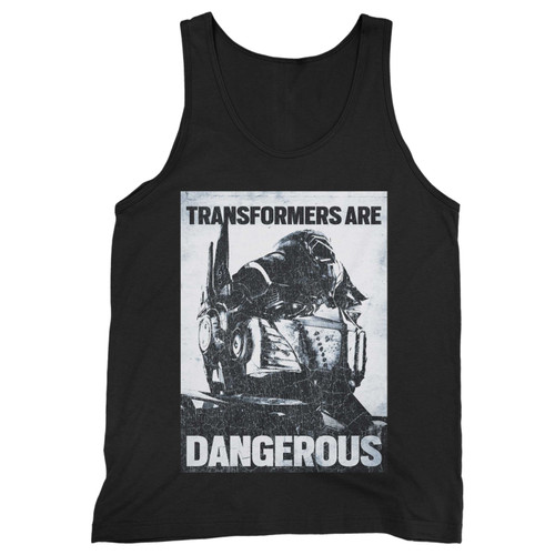 Our cotton transformers are dangerous men tank top is perfect for those intense workouts in the gym, at practice or pickup games.