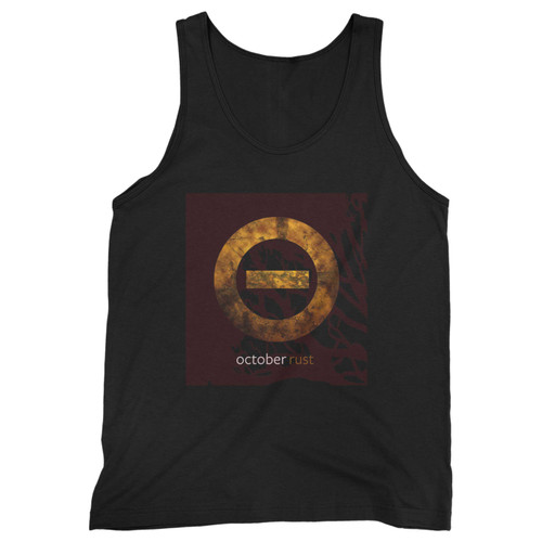 Our cotton type o negative october rust logo men tank top is perfect for those intense workouts in the gym, at practice or pickup games.