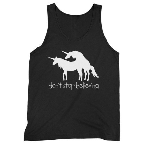 Our cotton unicorn donqxt stop believing men tank top is perfect for those intense workouts in the gym, at practice or pickup games.