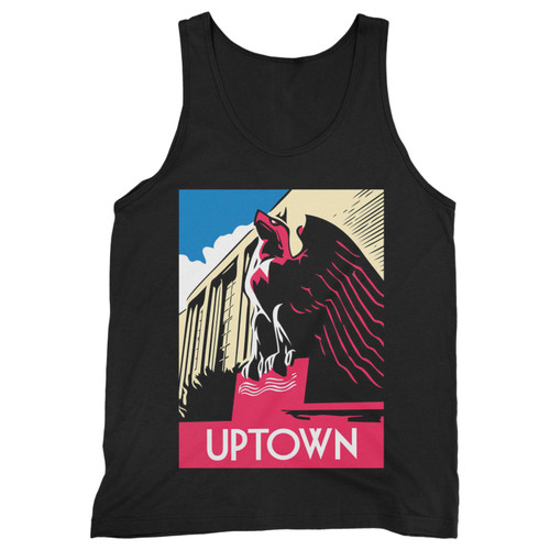 Our cotton uptown chicago men tank top is perfect for those intense workouts in the gym, at practice or pickup games.